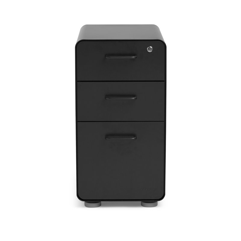 Poppin Slim Stow 3Drawer Vertical Filing & Reviews Wayfair